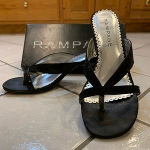 Super cute black sequin dress heels! 1.5 inch heel